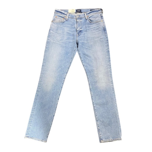 NWT Citizens of Humanity The Adler Tapered Classic Slim Stretch Jeans Heli 31 - Picture 1 of 15